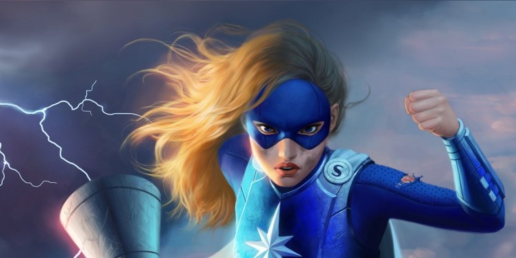 2nd Poster, blue, strip